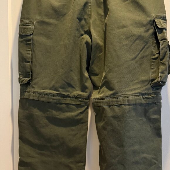 Boy Scouts of America Convertible Pants Men Size 36 Cargo Green Uniform - Picture 4 of 4